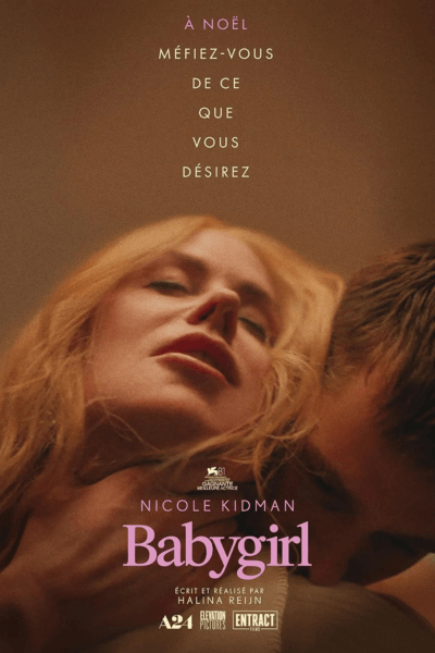 Poster of Babygirl with Nicole Kidman in a passionate scene